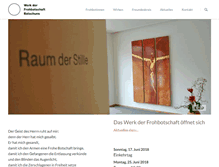 Tablet Screenshot of frohbotinnen.at